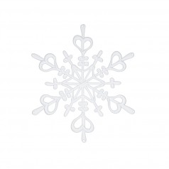 Koziol Decorative Small Hanging Snowflakes (Set of 4) (15x13cm)