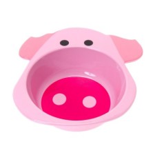 Present Time JIP child's Funny Animals pink PIG Bowl