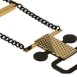 Alessi Venusia Edone necklace gold/black PVD coated steel