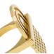 Alessi Venusia Fresia ring gold PVD coated steel