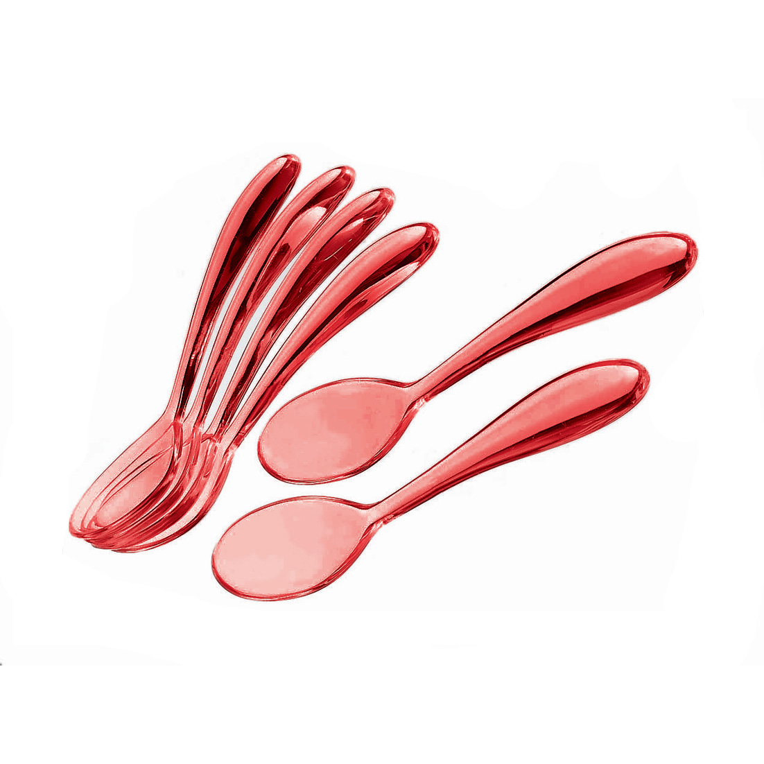 Details about   6 Guzzini Gocce Teaspoons NIB Dishwasher Safe Pink Blue Picnic RRP £6.95 