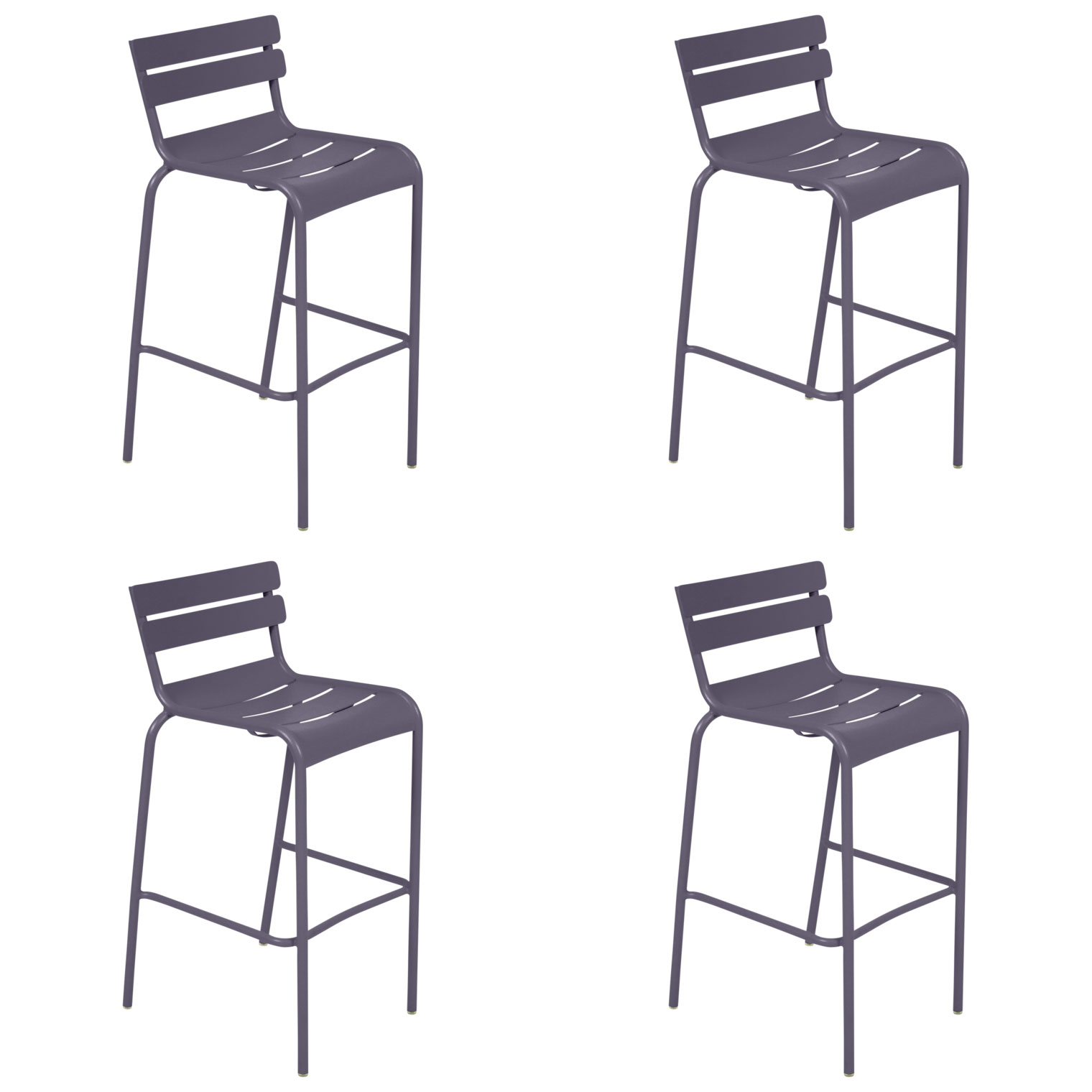 fermob luxembourg high bar stools set of 4  free shipping