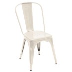 Tolix A Chair Gloss Lacquered Steel - Cream