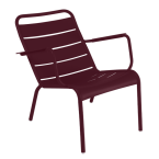 Fermob Luxembourg aluminium stacking low armchair lounger