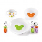 Guzzini Tip Top Tap Childs Cutlery Cup Plate Bowl Set