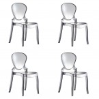 Pedrali Queen 650 Chair (set of 4)