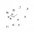 Progetti RND_Time Wall Clock - Small Cubes in Nylon