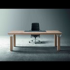 Mascagni Quadra Executive Desk (Rectangular / Wooden)