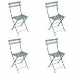 Fermob Bistro Folding Metal Chair Set of 4