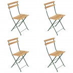 Fermob Bistro Folding Chair Natural/Naturel (Set of 4)