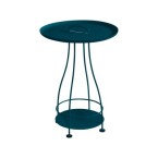 Fermob Happy Hours Side Table w/ Detachable Top/tray for serving