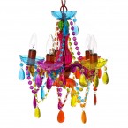 Present Time Gypsy Small Multicolour Chandelier Lamp