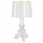 Kartell Bourgie table lamp white & gold