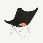 Cuero Indoor Cotton Canvas Butterfly Chair - Canvas Mariposa