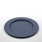 Alessi Round Placemat 5100DAZ 30cm matt blue stainless steel