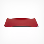Alessi Mao-Mao red rectangular stainless steel tray