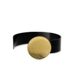 Alessi Venusia Acta bracelet gold/black PVD coated steel