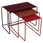 Fermob Oulala set of 3 nesting low tables
