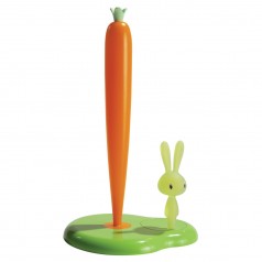 A di Alessi Bunny & Carrot kitchen roll holder tall
