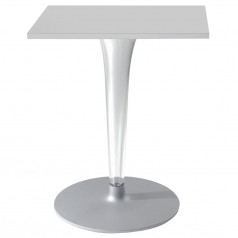 Kartell TopTop outdoor table square top round base