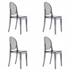 Kartell Victoria Ghost Chairs (Set of 4 )
