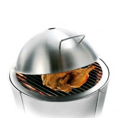 Eva Solo Dome Cooking Lid Small (Ø49cm) for Charcoal Grill (Stainless Steel)