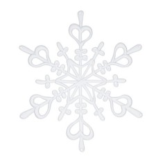 Koziol Decorative Large Hanging Snowflakes (Set of 2) (34x29.9cm)