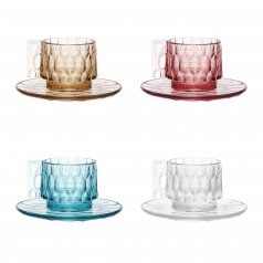 Kartell Jellies Family Espresso Cup and Saucer