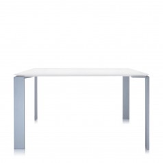 Kartell Four Square Table (Soft Touch Laminate Top) (128x128cm)
