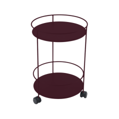 Fermob Guinguette Wheeled Side Table (Solid Double Top)