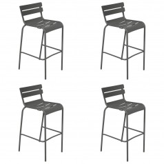 Fermob Luxembourg High Bar Chairs (Set of 4)