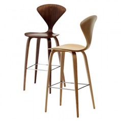 Cherner Bar & Counter Stool With Wooden Legs