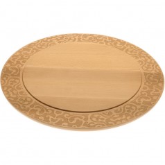 Alessi Dressed Wood Cheese Board & Cake Plate