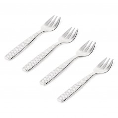Alessi Colombina Fish Oyster & Clam Forks (Set of 4)