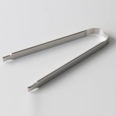 Alessi Ice Tongs | Brushed steel