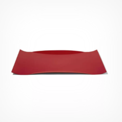 Alessi Mao-Mao red rectangular stainless steel tray