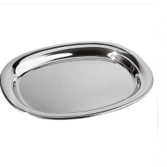 Alessi Serving Plate 42x35cm (Polished Stainless Steel)