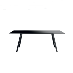 Magis Pilo Rectangular Table (200x90cm) in Solid Ash/White/Black