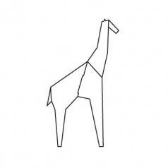 Magis My Zoo cardboard Giraffe