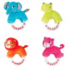 Present Time JIP Soft Childs Zoo Rattle