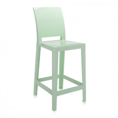 Kartell One More Please Barstool Square Back (65cm) by Philippe Starck