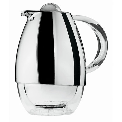 Guzzini Look Clear Chromed Coffee Teapot Vacuum Flask