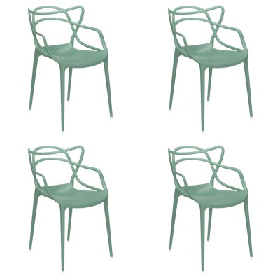 Kartell Masters Chairs (set of 4) - By Philippe Starck & Eugeni Quittlet