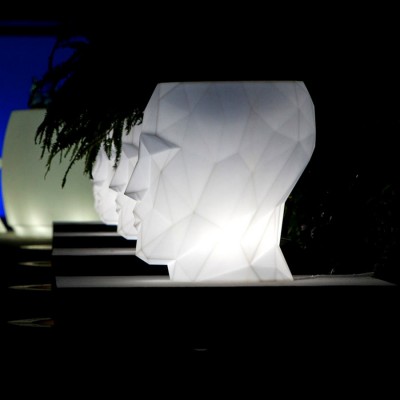 Vondom ADAN White Light Illuminated Vase - 3 Sizes Available