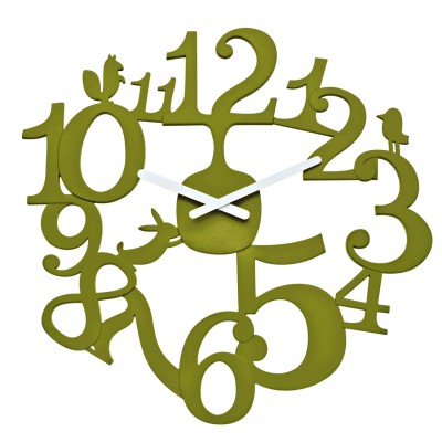 Koziol pi:p Wall Clock - A Woodland Creature Clock