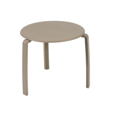 Fermob Alizé Low / Side Table - A Colourful Metal Round Garden Table
