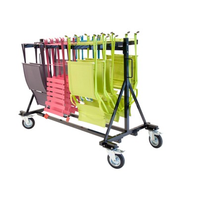 Fermob Chair Cart - A Chair Storage Trolley for up to 36 Folded Chairs