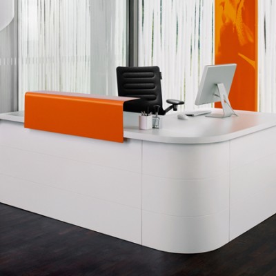 Muller Highline Corner Reception Desk (M20) - FREE Shipping