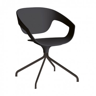 Casamania VAD Swivel Chair in Black or White by Luca Nichetto
