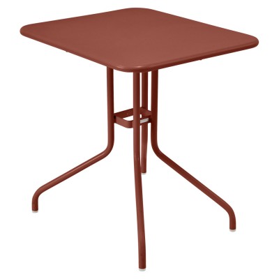Fermob Pétale Table (60x70cm) |  Fold-away Tabletops, Slot-in Feet